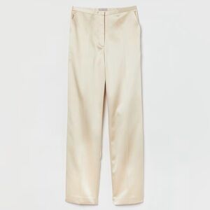 Straight Leg Trousers with Crease